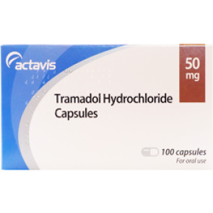 pack of 100 Tramadol Hydrochloride 50mg capsules