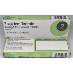 Pack of Zolpidem Tartrate 10mg tablets to buy