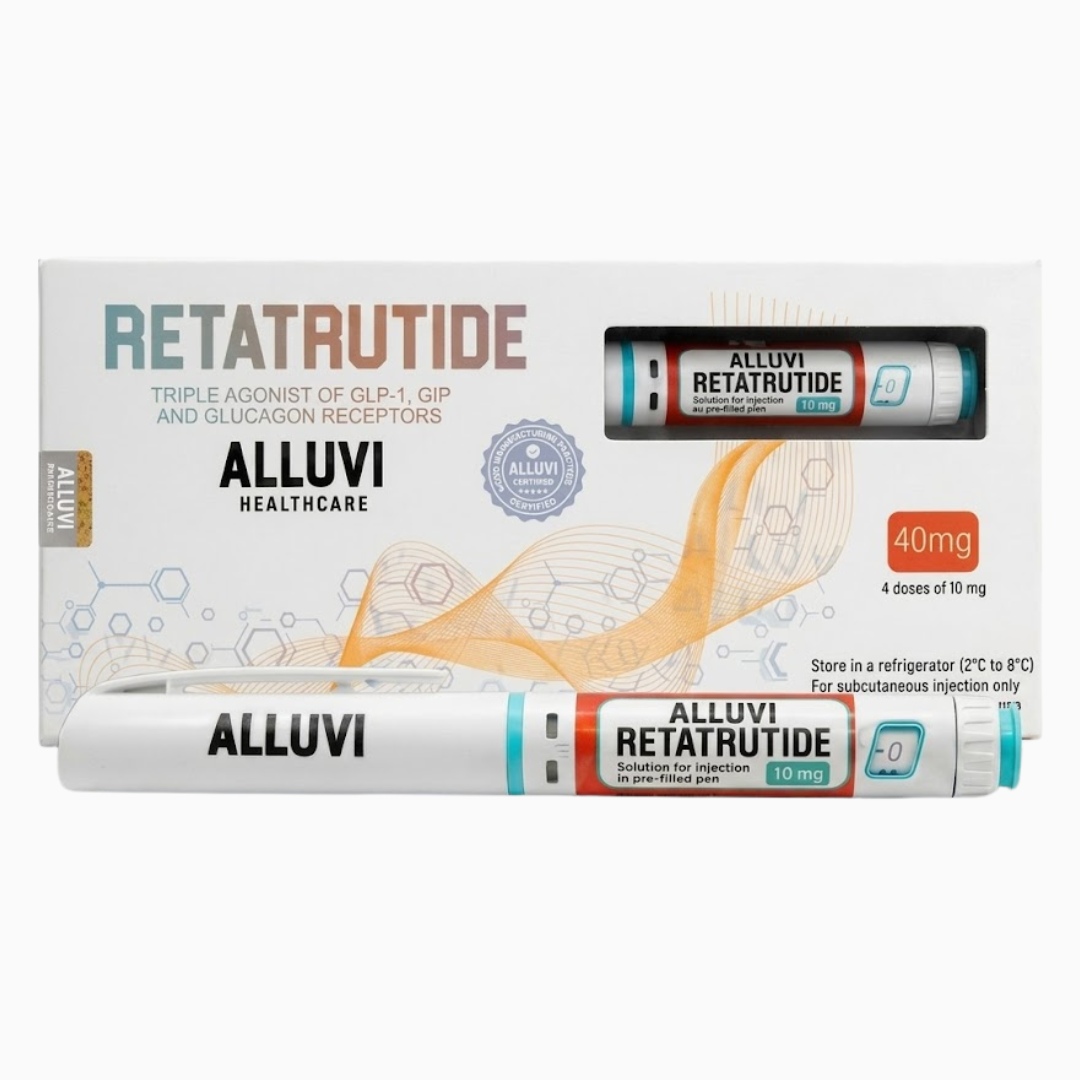 Alluvi Retatrutide 40mg — Research-Grade Triple Agonist Pre-Filled Pen